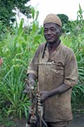 Man from Somba tribe (also called Betamaribé people). Boukoumbé area. Benin.