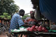 Local market at Boukoumb village. Benin.