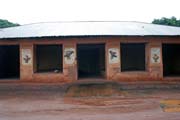 Palace of Dahomey kings at Abomey town. Benin.