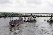 Festival at Nokou lake at Ganvi town. Benin.