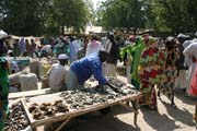 Market at Guividing village. Cameroon.