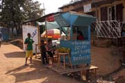 Street shops at N'Gaoundéré town. Cameroon.