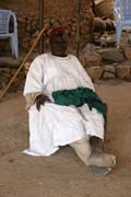 Local king of Oudjilla village. This king has 50 wives and many children. Cameroon.