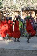 Traditional dance at Oudjilla village. Cameroon.
