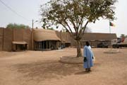 View to the king's palace at Rey Bouba village. Rey Bouba is traditional Fulani principality (lamidat). Cameroon.