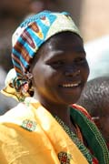Woman at Tourou village at Mandara Mountains. Cameroon.