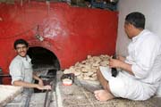 Bread bakery. Sana city. Yemen.