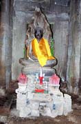 Shrine at the Bayon temple. Angkor Wat temples area. Cambodia.