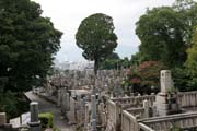 Cemetery near Kiyomizu-dera temple, Kyoto. Japan.