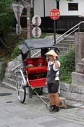 Traditional rickshaw, Kyoto. Japan.