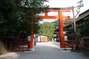 Shimogamo-jinja (Kamomioya-jinja) shrine, Kyoto. Japan.