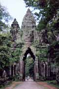 North Gate of Angkor Thom. Angkor Wat area. Cambodia.