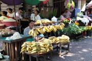 Street market - capital city Yangon. Myanmar (Burma).