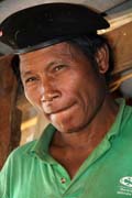 Man from Eng tribe (sometimes called Ann or black teeth people), area around Kengtung town. Myanmar (Burma).