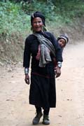 Woman from Eng tribe (sometimes called Ann or black teeth people), area around Kengtung town. This area is famous for different hill tribe people. Myanmar (Burma).