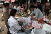 Main market at Kengtung town. Myanmar (Burma).