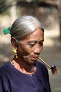 Woman from Chin tribe, Mrauk U area. Myanmar (Burma).