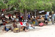 Beach life, El Oasis village. Cuba.