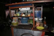Street stall with fried rice (nasigoreng). Jakarta. Indonesia.