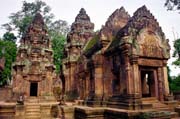 Banteay Srei temple in Angkor Wat area. Cambodia.