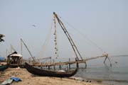 Chinese fishing nets, Kochi (Cochin), Kerala. India.