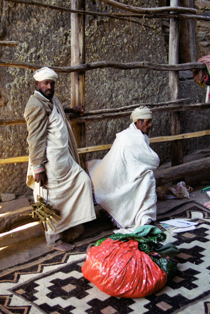 Monks. Lalibela. North,  Ethiopia.