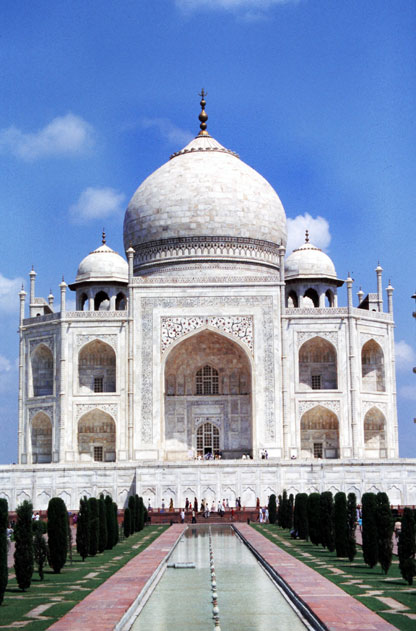Taj Mahal. Agra town. India.