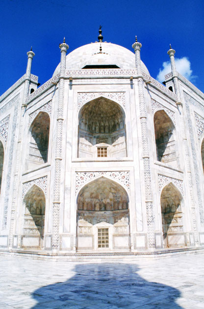 Taj Mahal. Agra town. India.