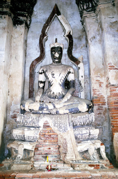 Old ruins at Ayuthaya town. Thailand.