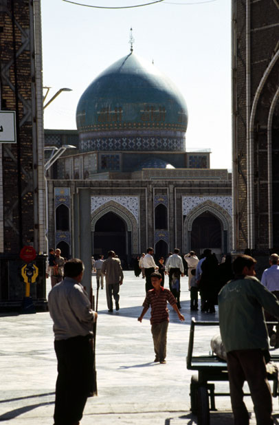 Entrance to the Holy Shrine of Emam Reza (Astan-e Qods-e Razavi). Mashhad. Iran.