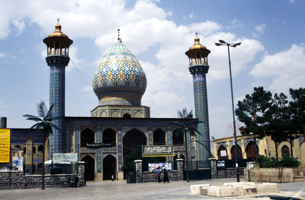 Typical mosque at Shiraz town. Iran.