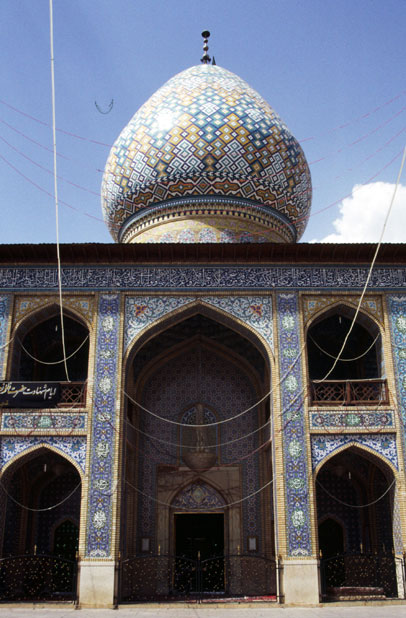 Typical mosque at Shiraz town. Iran.