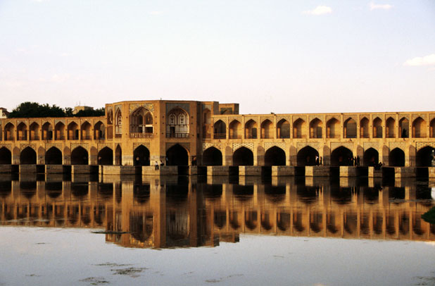 Khaju bridge. Esfahan. Iran.