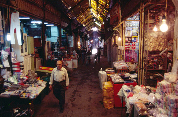 Bazaar at Tabriz. Iran.