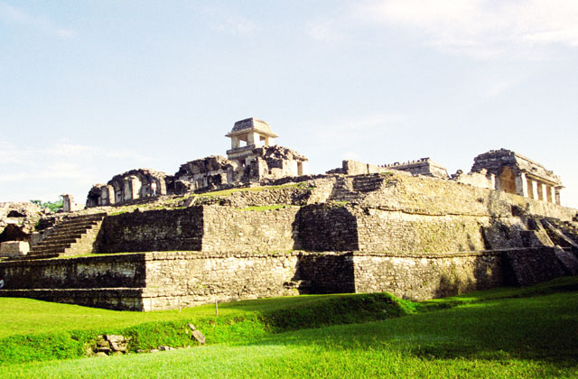 Palace, Palenque. Mexico.