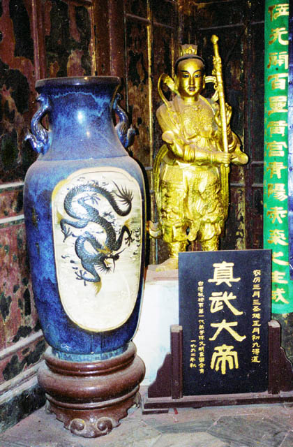 Golden temple near Kunming. China.