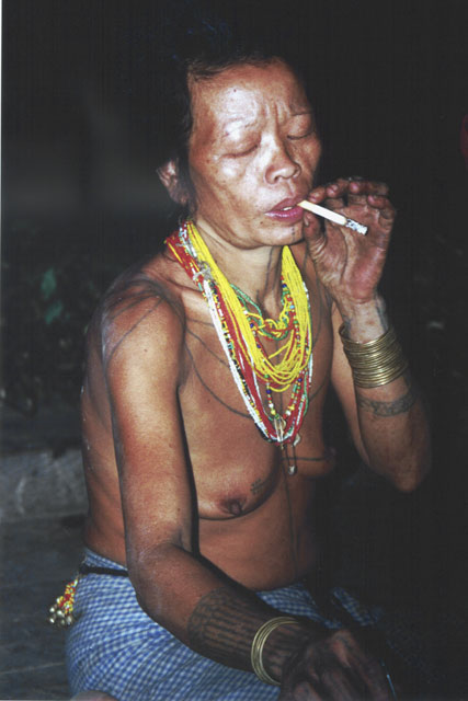 Mentawai woman. Siberut island. Sumatra,  Indonesia.