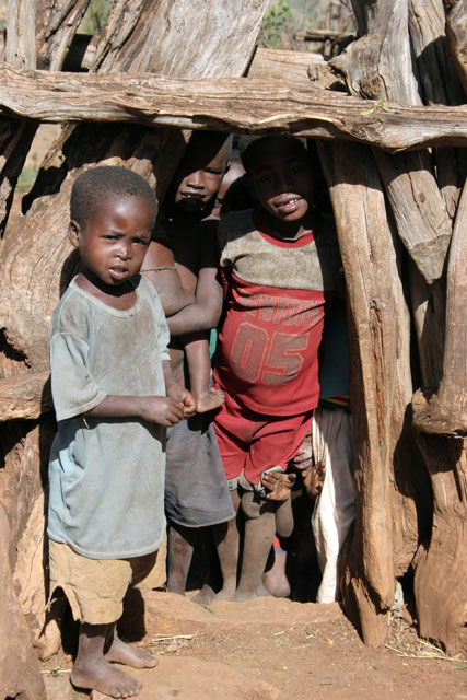 Village, Konso area. South,  Ethiopia.