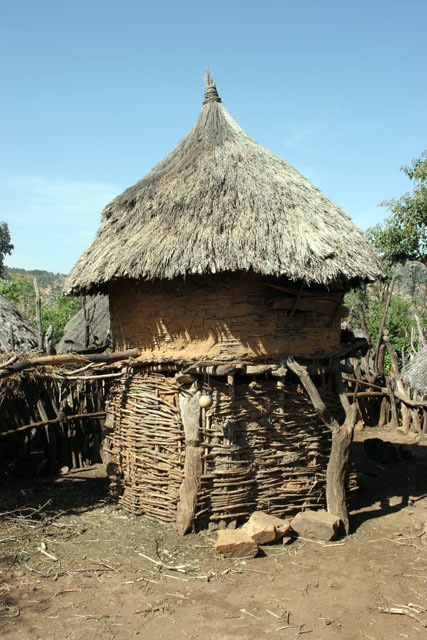 Village, Konso area. South,  Ethiopia.