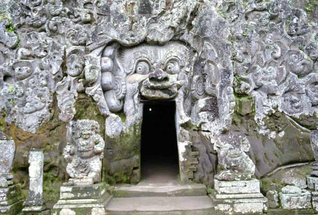 Goa Gajah, the elephant cave. Bali,  Indonesia.