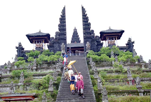 Besakih temple. Bali,  Indonesia.