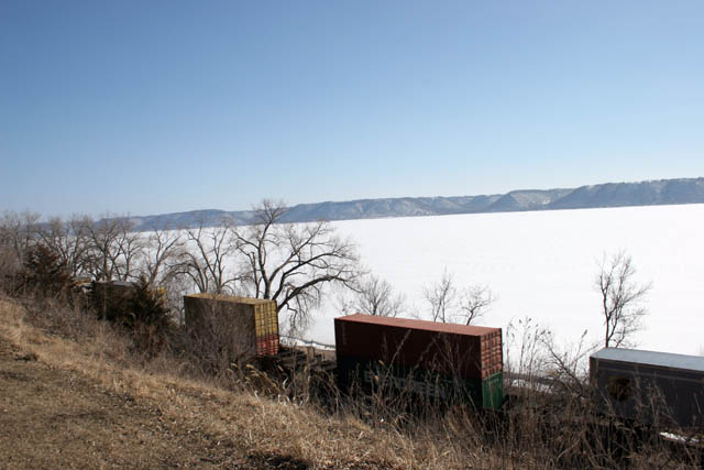 Madein Rock, Mississippi river area, Minnesota. United States of America.