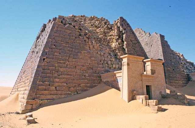 Pyramids at Meroe. Sudan.