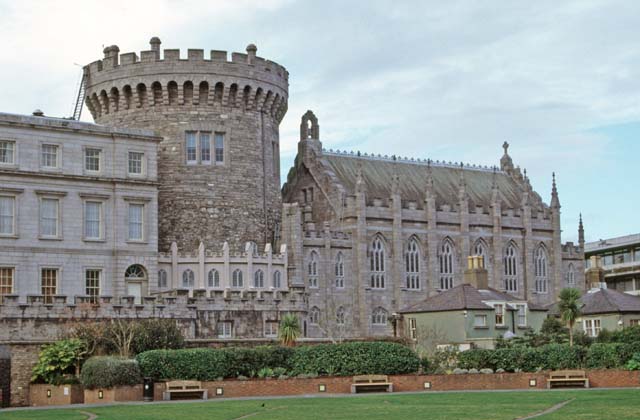 Castle at Dublin. Ireland.