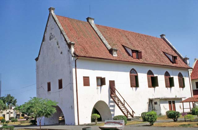 Dutch fort Rotterdam at Ujung Pandang town. Sulawesi,  Indonesia.