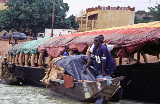 Life at Niger river. Mali.