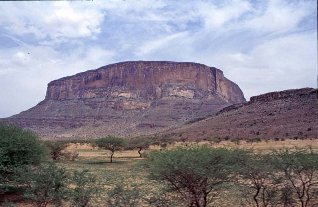 Mountain Hombori Tondo near Hombori village. Mali.