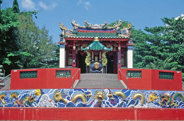 Chinese temple Tua Pek Kong at Kuching city. Sarawak,  Malaysia.