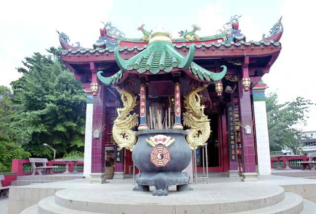Chinese temple Tua Pek Kong at Kuching city. Sarawak,  Malaysia.