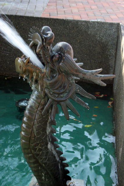 Fountain. Hong Kong.